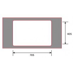 CUVE SOUS PLAN 1 BAC INOX ACE7040 1C R10 CP