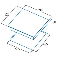 INDUCTION 3 ZONES START IB 6303 BK