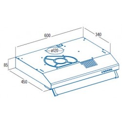 HOTTE VISIERE ECONOMIQUE  F 2060 BK /L